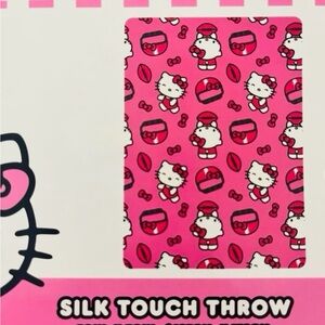 Hello Kitty football blanket